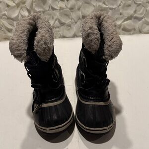 Sorel Black and Gray Waterproof Boots